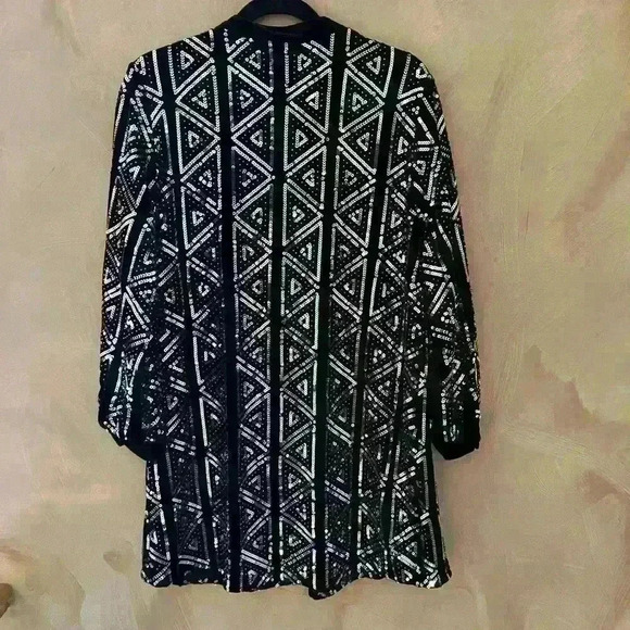 Sequined velvet dress size  Small - Picture 9 of 11